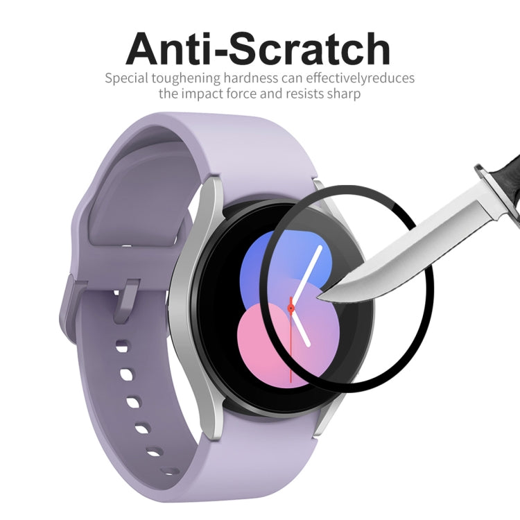 2 PCS For Samsung Galaxy Watch5 40mm ENKAY 9H Full Cover Tempered Glass Watch Film - Screen Protector by ENKAY | Online Shopping South Africa | PMC TechLife | Buy Now Pay Later Mobicred