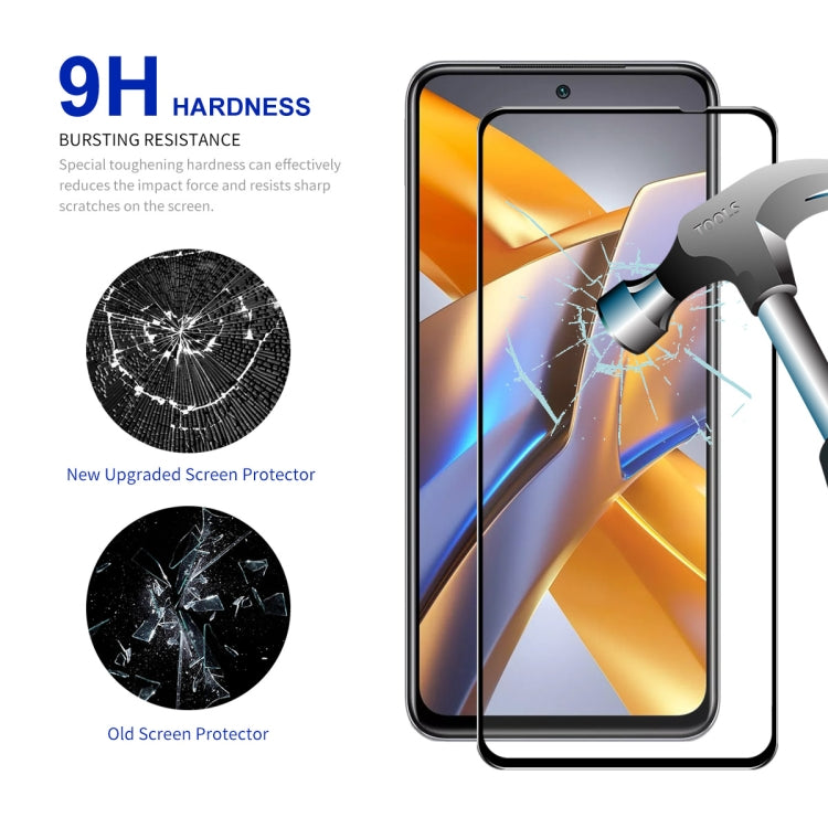 For Xiaomi Poco M5s 10pcs ENKAY Full Glue 0.26mm 9H 2.5D Tempered Glass Full Film - Poco M5s Tempered Glass by PMC TechLife | Online Shopping South Africa | PMC TechLife