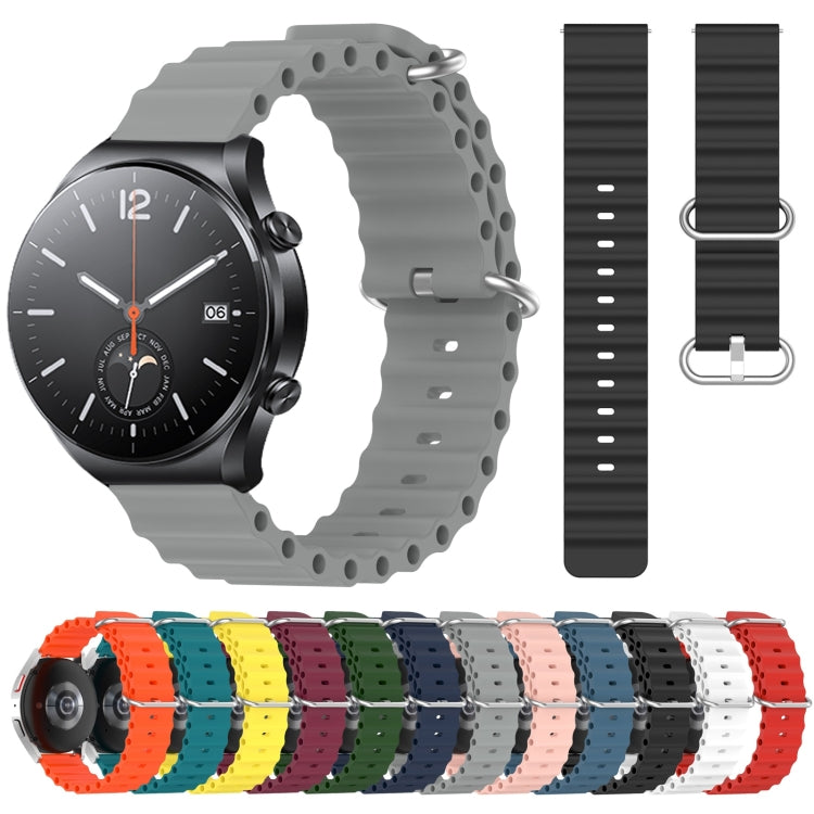 For Xiaomi MI Watch S1 22mm Ocean Style Silicone Solid Color Watch Band(Dark Blue) - free shipping - PMC TechLife - Order now!