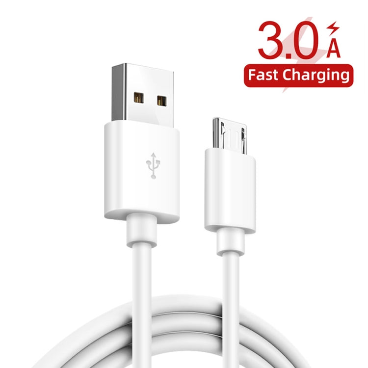 65W Dual PD Type-C + 3 x USB Multi Port Charger with 3A USB to Micro USB Data Cable, EU Plug(White) - USB Charger by PMC TechLife | Online Shopping South Africa | PMC TechLife | Buy Now Pay Later Mobicred