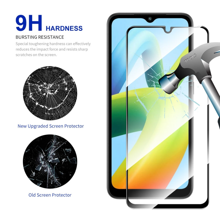 For Xiaomi Redmi A1 / A1+ / A2 / A2+ 5pcs ENKAY Full Glue 0.26mm 9H 2.5D Tempered Glass Full Film - free shipping - PMC TechLife - Order now!