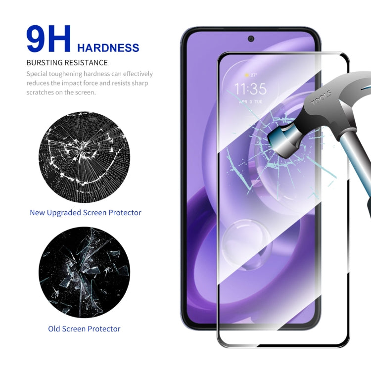 For Motorola Edge 30 Neo 10pcs ENKAY Full Glue 0.26mm 9H 2.5D Tempered Glass Full Film - Motorola Tempered Glass by ENKAY | Online Shopping South Africa | PMC TechLife | Buy Now Pay Later Mobicred