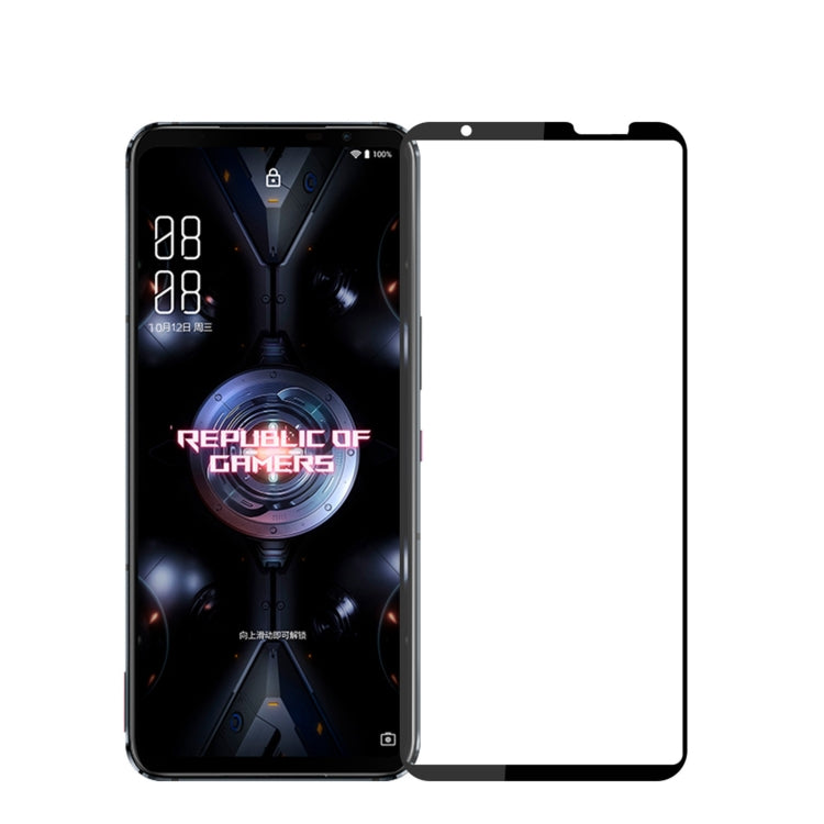 For ASUS ROG Phone 6D / 6D Ultimate / Phone 5 PINWUYO 9H 2.5D Full Screen Tempered Glass Film(Black) - ASUS Tempered Glass by PINWUYO | Online Shopping South Africa | PMC TechLife | Buy Now Pay Later Mobicred