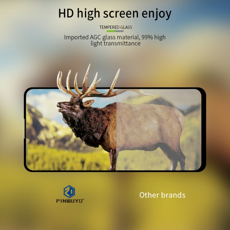For ASUS Zenfone 9 PINWUYO 9H 2.5D Full Screen Tempered Glass Film(Black) - ASUS Tempered Glass by PINWUYO | Online Shopping South Africa | PMC TechLife | Buy Now Pay Later Mobicred