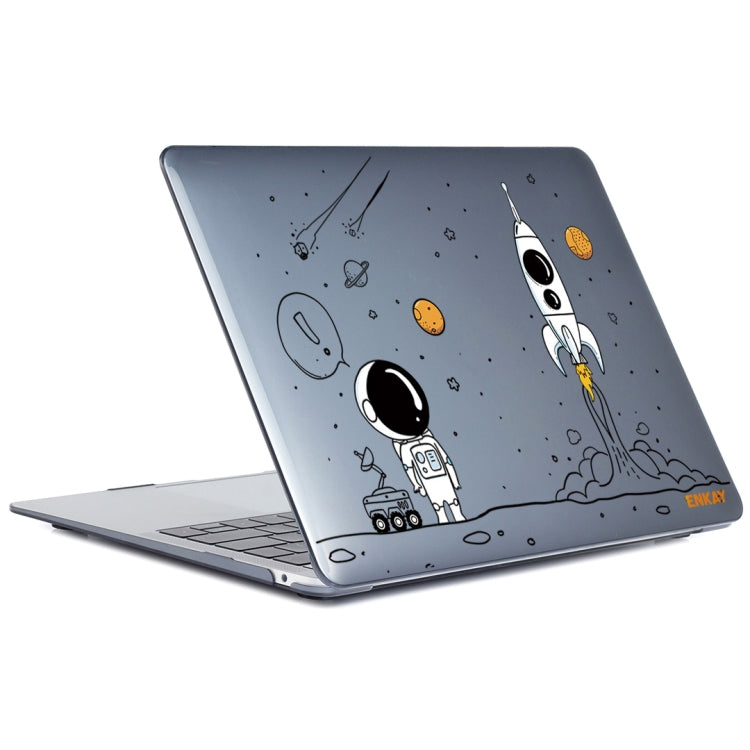 For MacBook Air 13.3 2020 A2179/A2337/A2779 2023 ENKAY Hat-Prince 3 in 1 Spaceman Pattern Laotop Protective Crystal Case with TPU Keyboard Film / Anti-dust Plugs, Version:US(Spaceman No.1) - MacBook Air Cases by ENKAY | Online Shopping South Africa | PMC TechLife | Buy Now Pay Later Mobicred