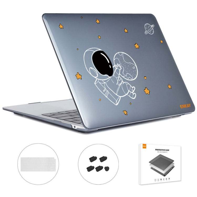 For MacBook Air 13.3 2020 A2179/A2337 ENKAY Hat-Prince 3 in 1 Spaceman Pattern Laotop Protective Crystal Case with TPU Keyboard Film / Anti-dust Plugs, Version:EU(Spaceman No.5) - free shipping - PMC TechLife - Order now!