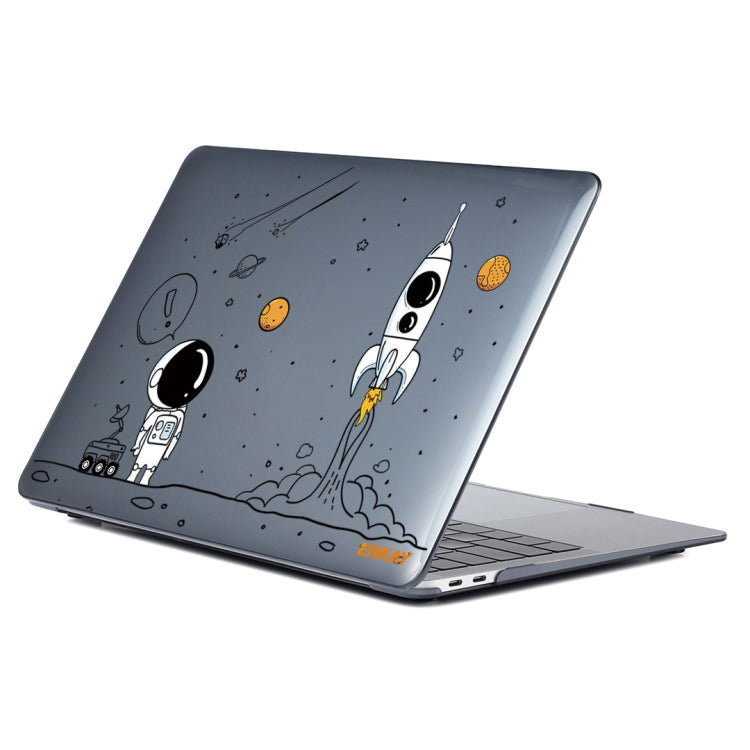 For MacBook Pro 13.3 A2251/A2289/A2338 ENKAY Hat-Prince 3 in 1 Spaceman Pattern Laotop Protective Crystal Case with TPU Keyboard Film / Anti-dust Plugs, Version:US(Spaceman No.1) - MacBook Pro Cases by ENKAY | Online Shopping South Africa | PMC TechLife