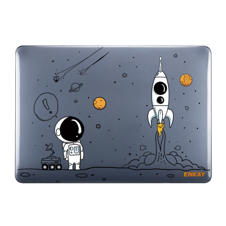 For MacBook Air 13.6 2022/2024 A2681 (M2) / A3113 (M3) ENKAY Hat-Prince 3 in 1 Spaceman Pattern Laotop Protective Crystal Case with TPU Keyboard Film / Anti-dust Plugs, Version:US(Spaceman No.1) - free shipping - PMC TechLife - Order now!