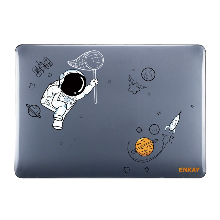 For MacBook Air 13.6 2022/2024 A2681 (M2) / A3113 (M3) ENKAY Hat-Prince 3 in 1 Spaceman Pattern Laotop Protective Crystal Case with TPU Keyboard Film / Anti-dust Plugs, Version:EU(Spaceman No.3) - free shipping - PMC TechLife - Order now!