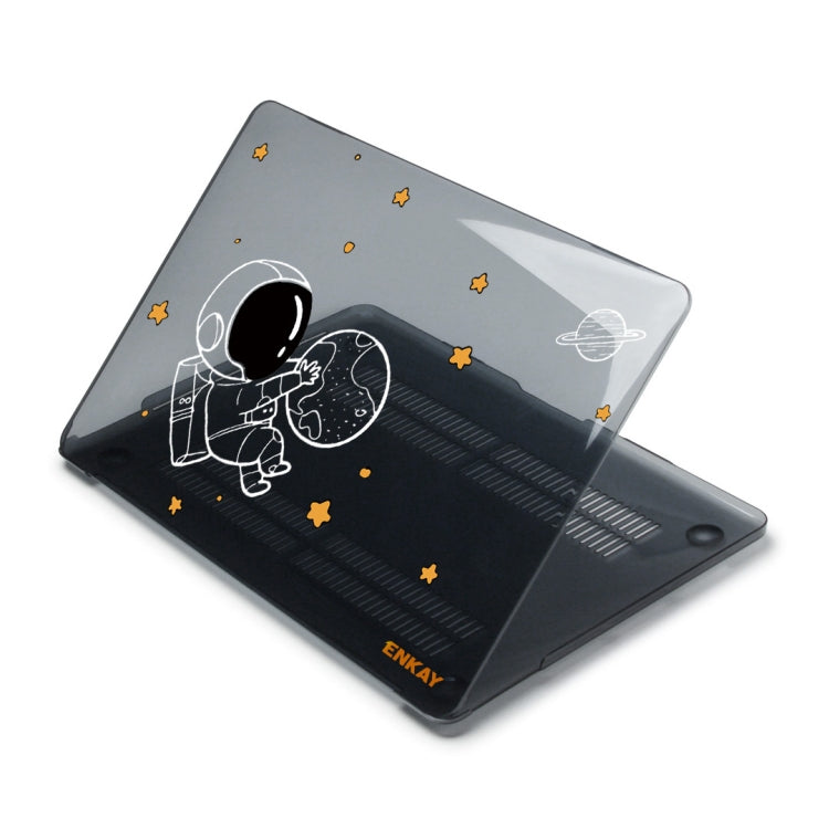 For MacBook Air 13.6 2022/2024 A2681 (M2) / A3113 (M3) ENKAY Hat-Prince 3 in 1 Spaceman Pattern Laotop Protective Crystal Case with TPU Keyboard Film / Anti-dust Plugs, Version:EU(Spaceman No.5) - free shipping - PMC TechLife - Order now!
