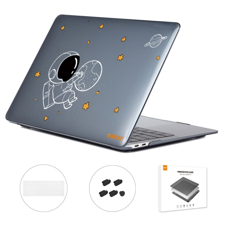 For MacBook Pro 15.4 A1707/A1990 ENKAY Hat-Prince 3 in 1 Spaceman Pattern Laotop Protective Crystal Case with TPU Keyboard Film / Anti-dust Plugs, Version:US(Spaceman No.5) - MacBook Pro Cases by ENKAY | Online Shopping South Africa | PMC TechLife | Buy Now Pay Later Mobicred
