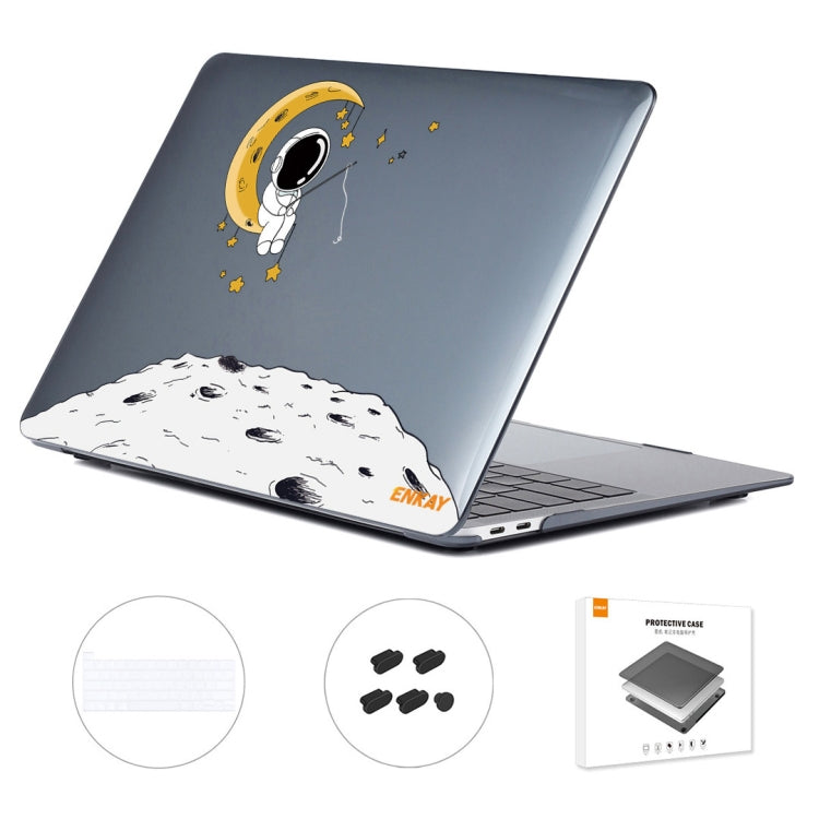 For MacBook Pro 16.1 A2141 ENKAY Hat-Prince 3 in 1 Spaceman Pattern Laotop Protective Crystal Case with TPU Keyboard Film / Anti-dust Plugs, Version:US(Spaceman No.3) - MacBook Pro Cases by ENKAY | Online Shopping South Africa | PMC TechLife | Buy Now Pay Later Mobicred