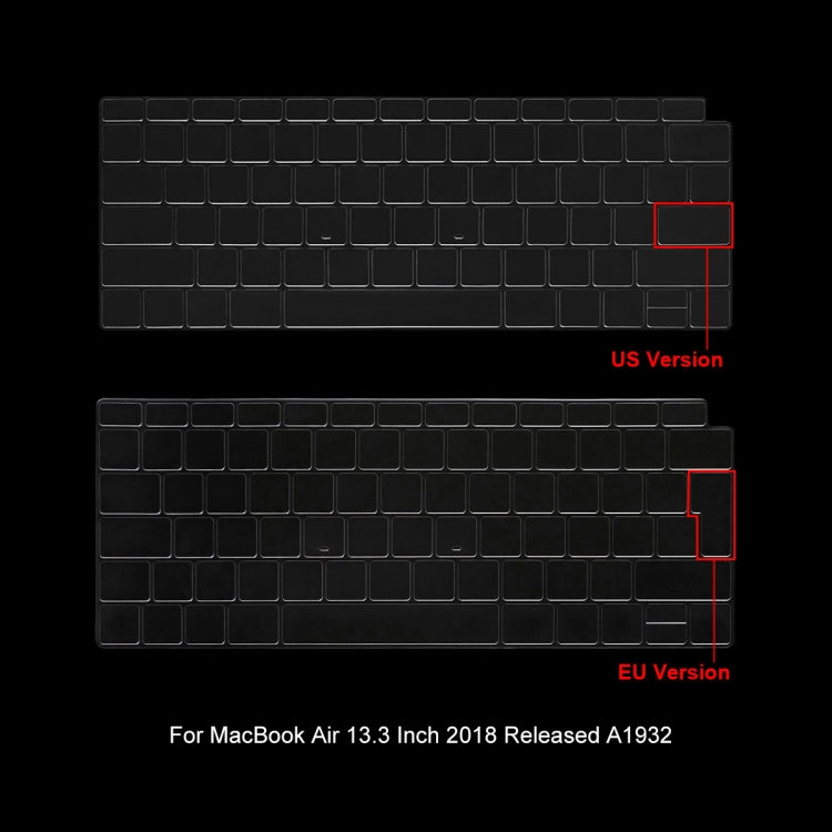 For MacBook Air 13.3 2018 A1932 ENKAY Hat-Prince 3 in 1 Protective Bracket  Case Cover Hard Shell with TPU Keyboard Film / Anti-dust Plugs, Version:US(Blue) - MacBook Air Cases by ENKAY | Online Shopping South Africa | PMC TechLife | Buy Now Pay Later Mobicred