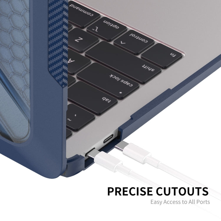 For MacBook Air 13.3 2018 A1932 ENKAY Hat-Prince 3 in 1 Protective Bracket  Case Cover Hard Shell with TPU Keyboard Film / Anti-dust Plugs, Version:US(Khaki) - MacBook Air Cases by ENKAY | Online Shopping South Africa | PMC TechLife | Buy Now Pay Later Mobicred