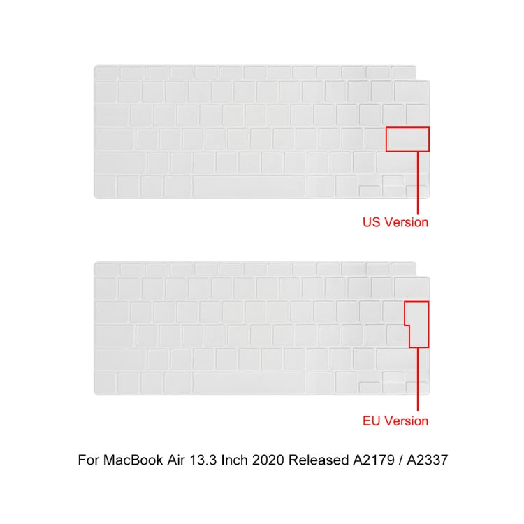 For MacBook Air 13.3 2020 A2179/A2337 ENKAY Hat-Prince 3 in 1 Protective Bracket  Case Cover Hard Shell with TPU Keyboard Film / Anti-dust Plugs, Version:US(Grey) - MacBook Air Cases by ENKAY | Online Shopping South Africa | PMC TechLife