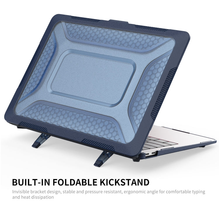 For MacBook Pro 13.3 A2251/A2289/A2338 ENKAY Hat-Prince 3 in 1 Protective Bracket  Case Cover Hard Shell with TPU Keyboard Film / Anti-dust Plugs, Version:US(Black) - MacBook Pro Cases by ENKAY | Online Shopping South Africa | PMC TechLife | Buy Now Pay Later Mobicred