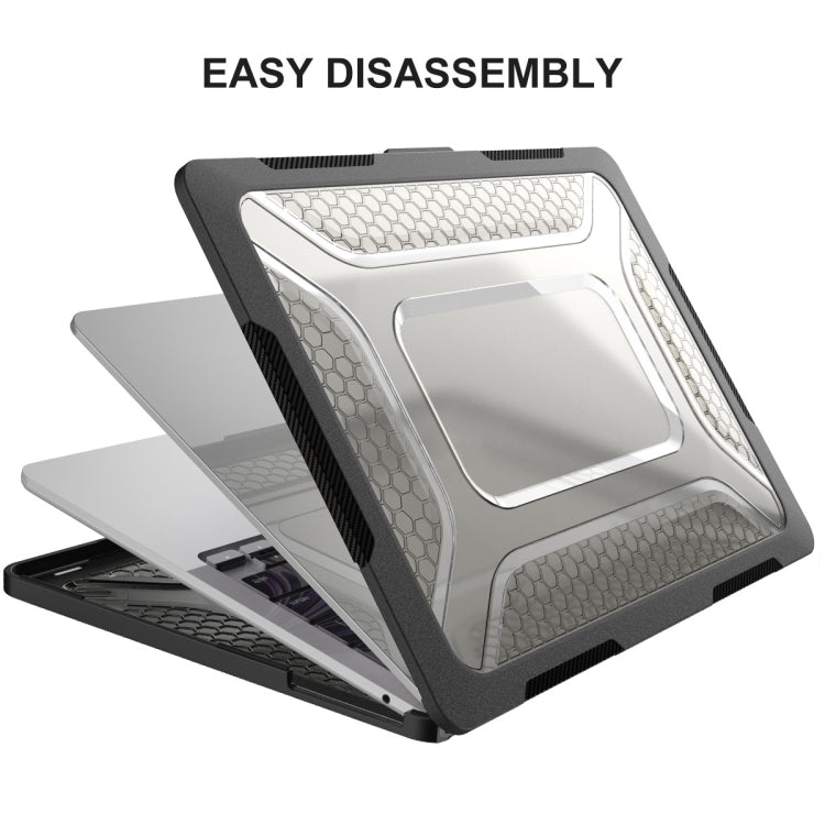 For MacBook Air 13.6 2022/2024 A2681 (M2) / A3113 (M3) ENKAY Hat-Prince 3 in 1 Protective Bracket  Case Cover Hard Shell with TPU Keyboard Film / Anti-dust Plugs, Version:US(Blue) - MacBook Air Cases by ENKAY | Online Shopping South Africa | PMC TechLife | Buy Now Pay Later Mobicred