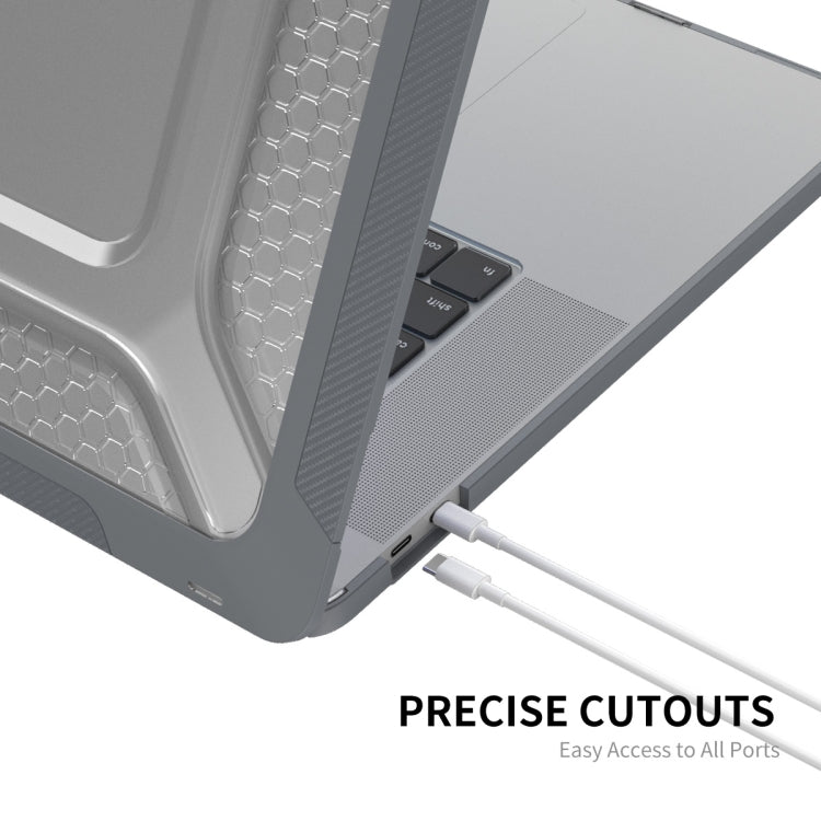 For MacBook Pro 16 A2141 ENKAY Hat-Prince 3 in 1 Protective Bracket  Case Cover Hard Shell with TPU Keyboard Film / Anti-dust Plugs, Version:US(Grey) - MacBook Pro Cases by ENKAY | Online Shopping South Africa | PMC TechLife | Buy Now Pay Later Mobicred