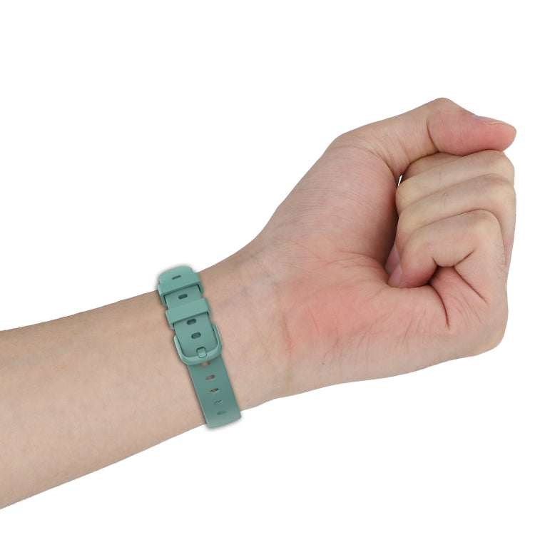 For Fitbit Inspire 3 Solid Color Silicone Watch Band, Size:L(Black) - free shipping - PMC TechLife - Order now!