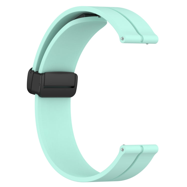 For Amazfit GTR 4 22mm Solid Color Magnetic Clasp Silicone Watch Band(Teal) - free shipping - PMC TechLife - Order now!