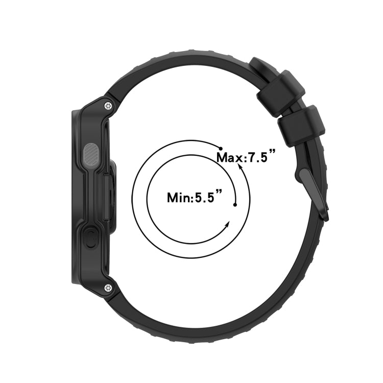 Compatible with Garmin Compatible witherunner 220 Two-Color Silicone Watch Band(Midnight Blue + White) - free shipping - PMC TechLife - Order now!