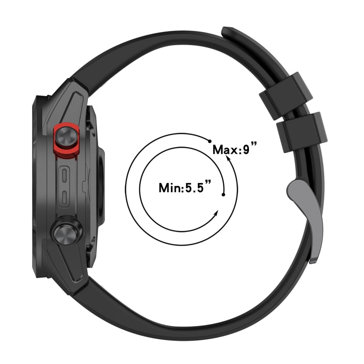 Compatible with Garmin Descent G1 22mm Two-Color Sports Silicone Watch Band(Midnight Blue + White) - free shipping - PMC TechLife - Order now!