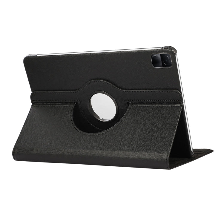 For Xiaomi Redmi Pad 10.61 ENKAY Hat-Prince 360 Degree Rotation Litchi Leather Smart Case(Dark Blue) - free shipping - PMC TechLife - Order now!