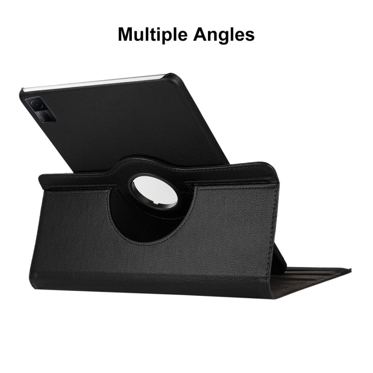 For Xiaomi Redmi Pad 10.61 ENKAY Hat-Prince 360 Degree Rotation Litchi Leather Smart Case(Dark Blue) - free shipping - PMC TechLife - Order now!