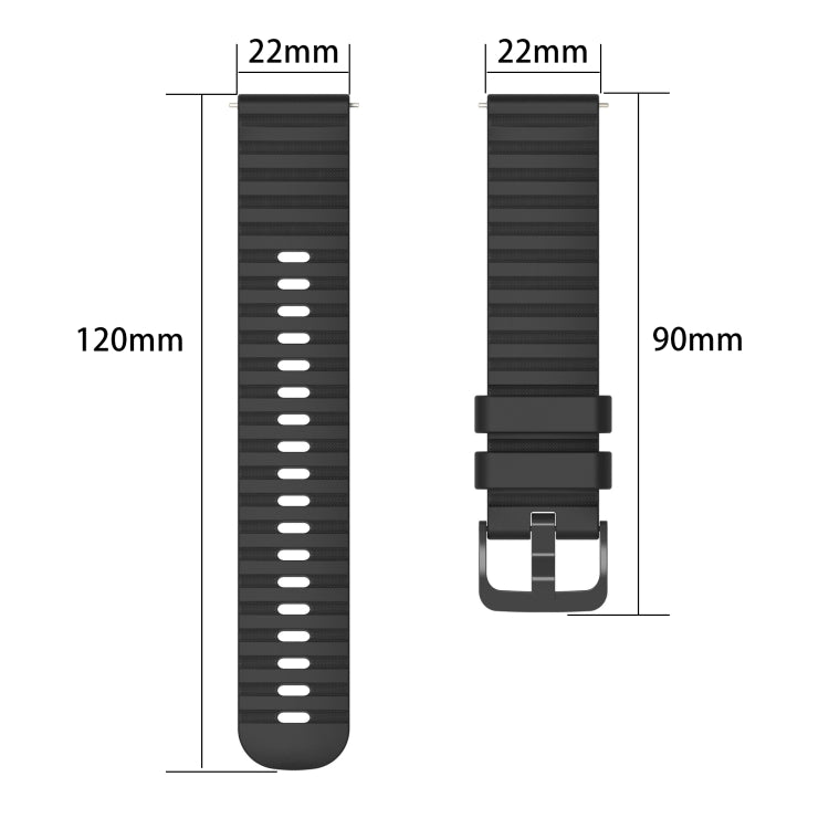 For Xiaomi MI Watch S1 22mm Wavy Dot Pattern Solid Color Silicone Watch Band(Beige) - Watch Bands by PMC TechLife | Online Shopping South Africa | PMC TechLife | Buy Now Pay Later Mobicred