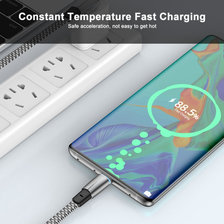 ENKAY Hat-Prince 30W USB C / Type-C to Apple 8 Pin 3A Fast Charging Data Weave Cable, Length:1m - Cable & Adapter by ENKAY | Online Shopping South Africa | PMC TechLife | Buy Now Pay Later Mobicred
