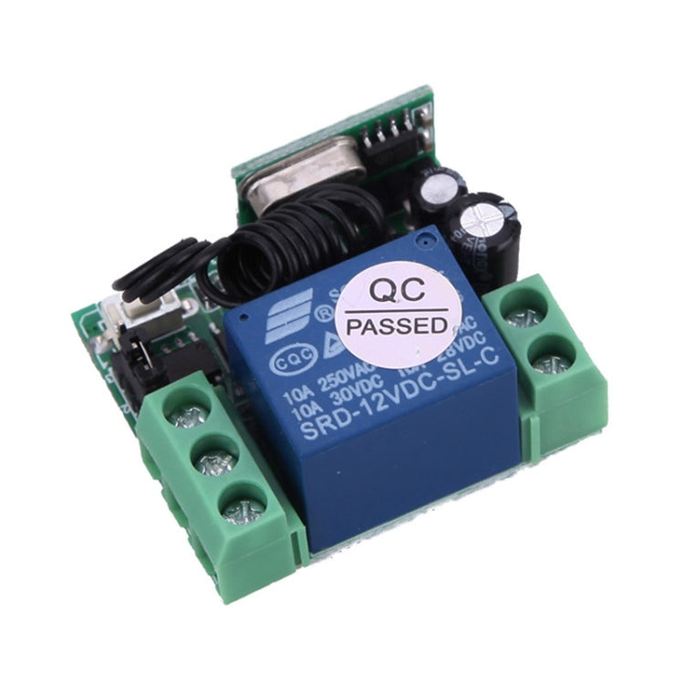 12V 10A RF Wireless Remote Control Switch 1CH Relay Receiver - free shipping - PMC TechLife - Order now!