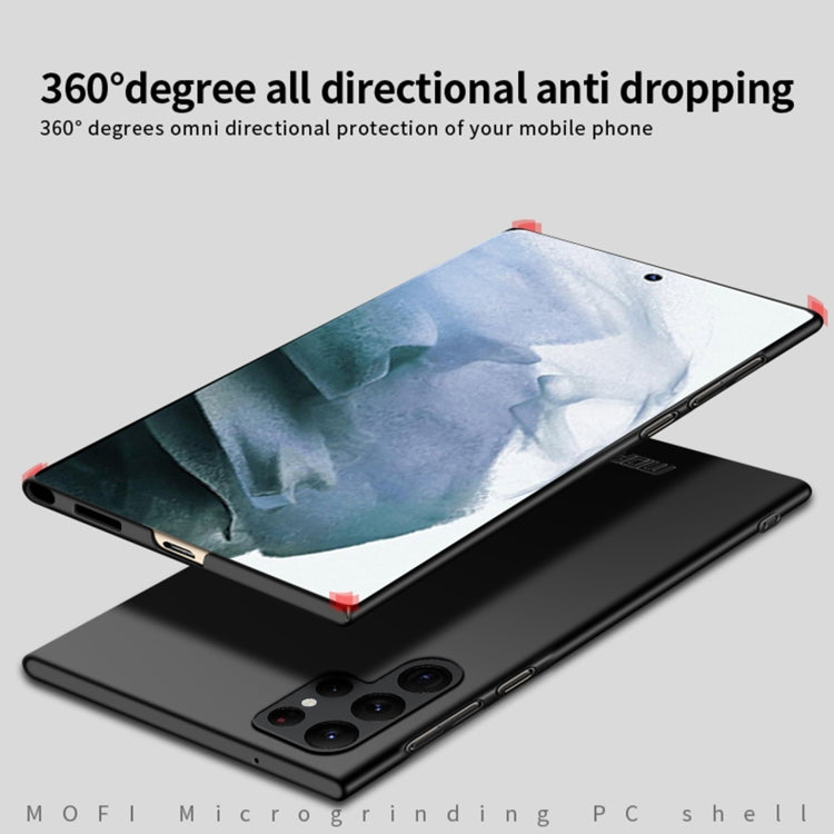 For Samsung Galaxy S23 Ultra 5G MOFI Micro Frosted PC Ultra-thin Hard Case(Black) - Galaxy S23 Ultra 5G Cases by MOFI | Online Shopping South Africa | PMC TechLife | Buy Now Pay Later Mobicred