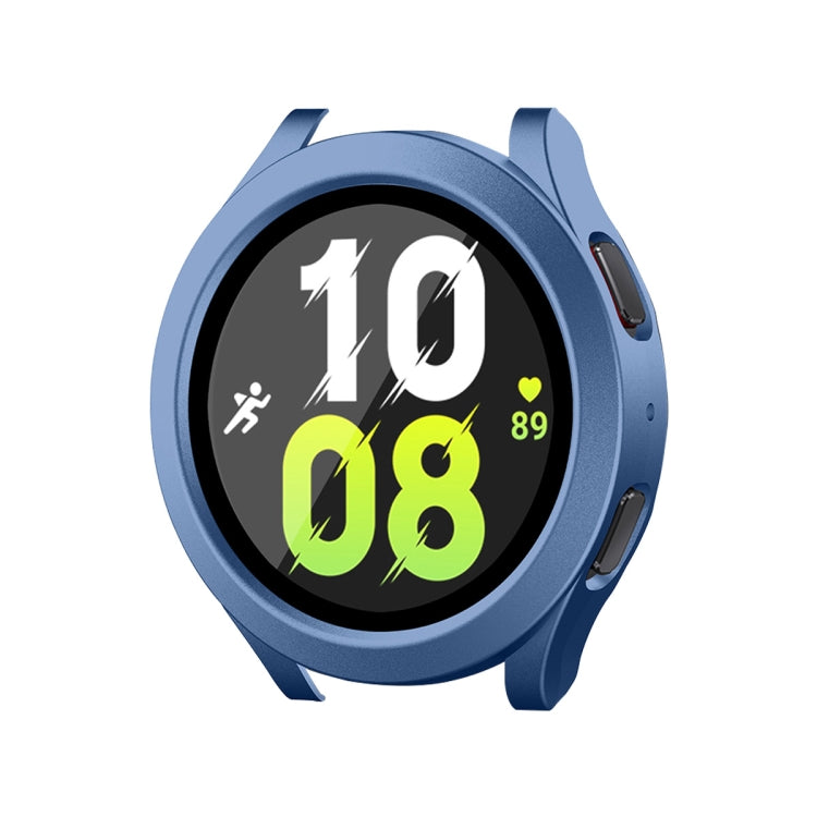 For Samsung Galaxy Watch4/5 40mm ENKAY Hat-Prince Waterproof Full Coverage PC Frame + 9H Tempered Glass Case(Grey Blue) - free shipping - PMC TechLife - Order now!