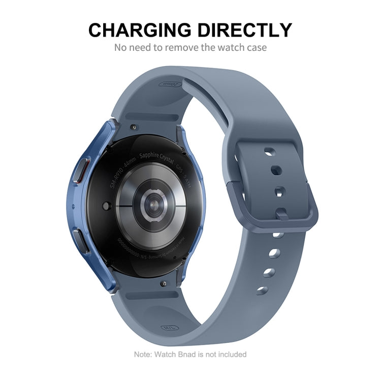 For Samsung Galaxy Watch4/5 44mm ENKAY Hat-Prince Waterproof Full Coverage PC Frame + 9H Tempered Glass Case(Transparent) - free shipping - PMC TechLife - Order now!