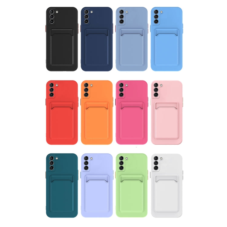For Samsung Galaxy A54 5G Skin Feel Card TPU Contrast Color Button Phone Case(Black) - Galaxy Phone Cases by PMC TechLife | Online Shopping South Africa | PMC TechLife