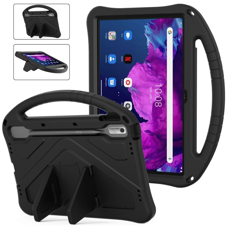 For Lenovo Tab P11 Pro 11.2 2023 TB-132FU / TB-138FC / P11 Pro11.5 2022 TB-J706F 2021 / TB-J716 2022 EVA Shockproof Tablet Case with Holder(Black) - free shipping - PMC TechLife - Order now!