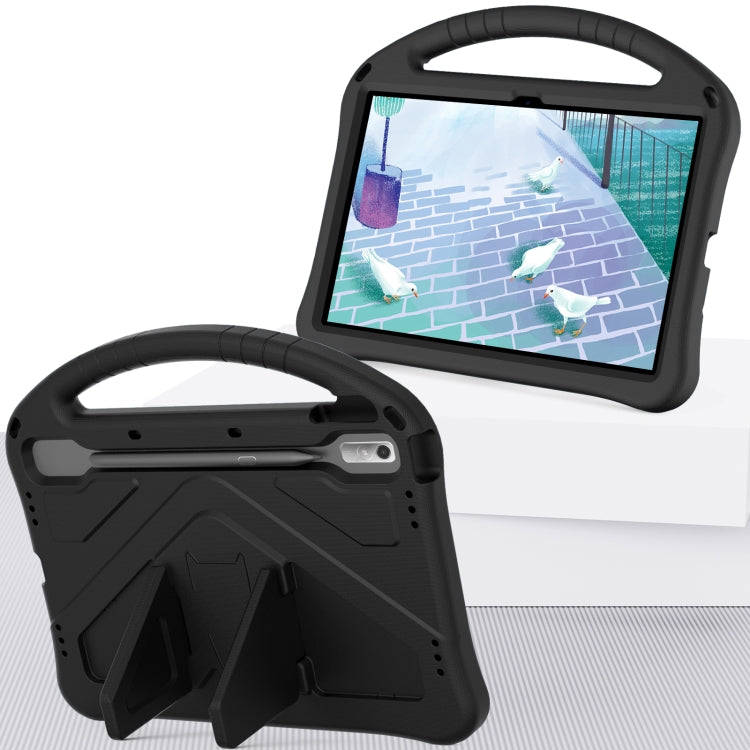 For Lenovo Tab P11 Pro 11.2 2023 TB-132FU / TB-138FC / P11 Pro11.5 2022 TB-J706F 2021 / TB-J716 2022 EVA Shockproof Tablet Case with Holder(Black) - free shipping - PMC TechLife - Order now!
