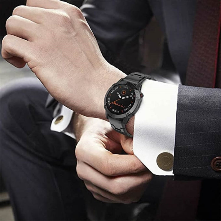 Compatible with Garmin Fenix 5 Plus 22mm Titanium Alloy Quick Release Watch Band(Black) - free shipping - PMC TechLife - Order now!