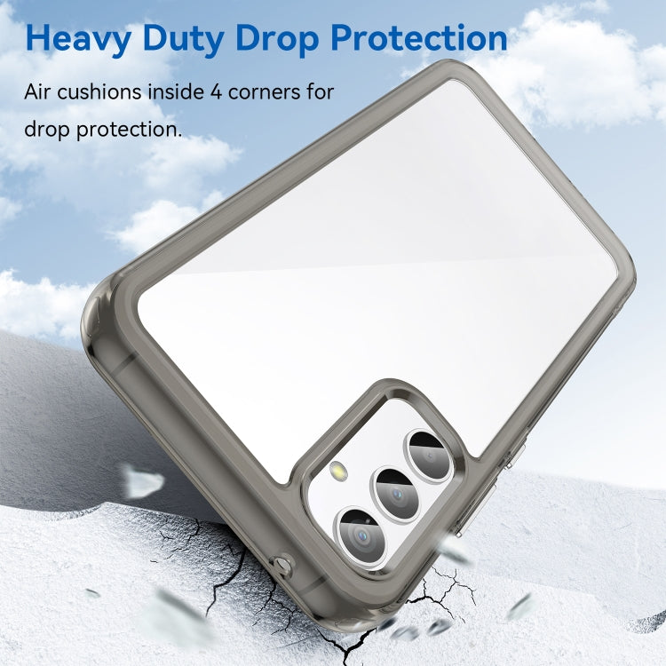 For Samsung Galaxy A34 5G Colorful Series Acrylic + TPU Phone Case(Transparent Grey) - free shipping - PMC TechLife - Order now!