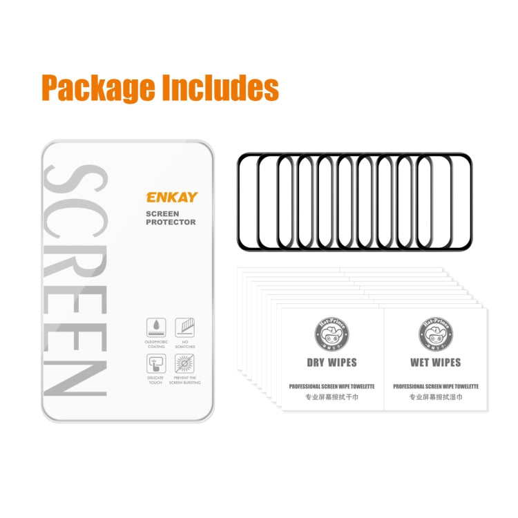 10 PCS For Redmi Smart Band 2 ENKAY Hat-Prince 3D Full Coverage Soft PC Edge + PMMA HD Screen Protector Film - free shipping - PMC TechLife - Order now!