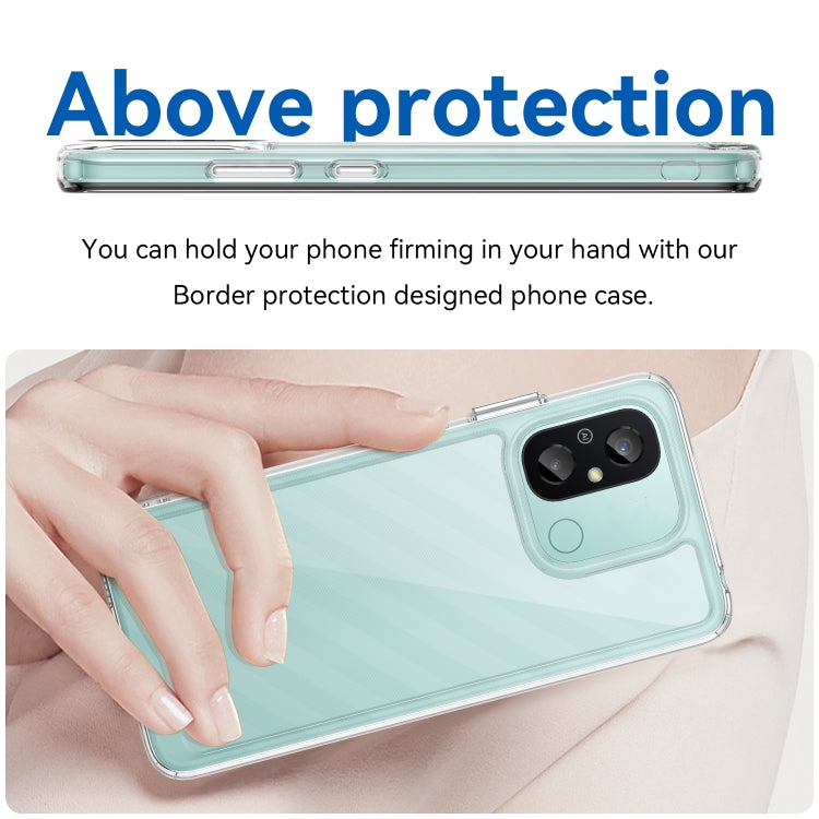 For Xiaomi Redmi 12C Colorful Series Acrylic + TPU Phone Case(Transparent) - free shipping - PMC TechLife - Order now!