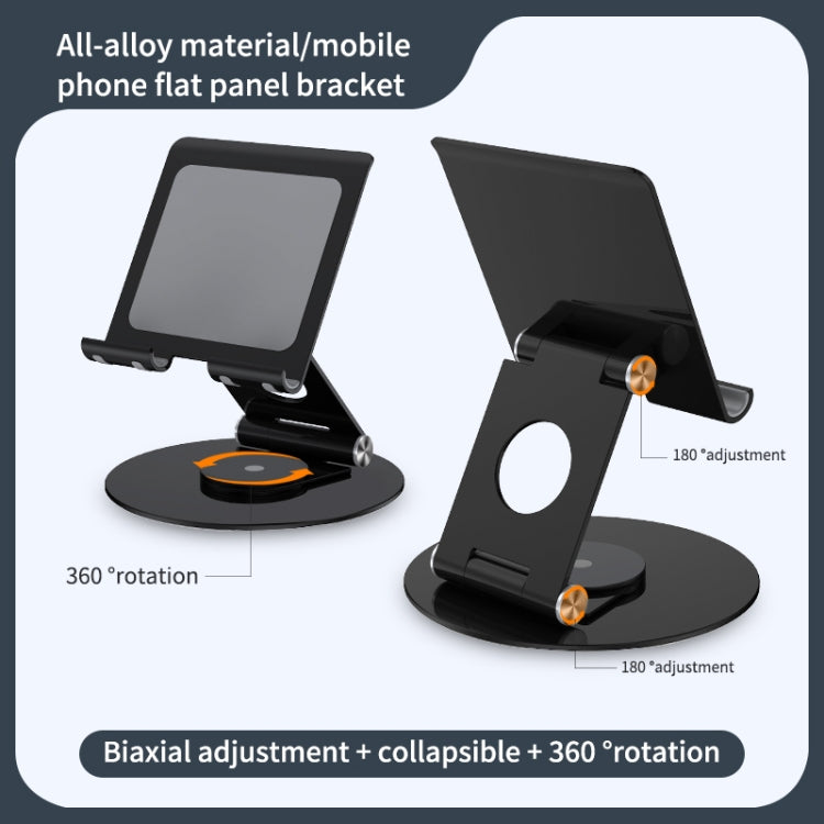 JUNSUNMAY 360 Degrees Rotating Foldable Laptop Desktop Holder Height / Angle Adjustable(Black) - free shipping - PMC TechLife - Order now!