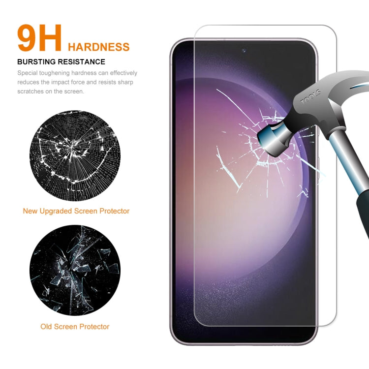 1pc For Samsung Galaxy S23+ 5G ENKAY Hat-Prince 0.18mm Ultra-thin 9H Tempered Glass Film, Support Ultrasonic Fingerprint Unclock - Galaxy S23+ 5G Tempered Glass by ENKAY | Online Shopping South Africa | PMC TechLife | Buy Now Pay Later Mobicred