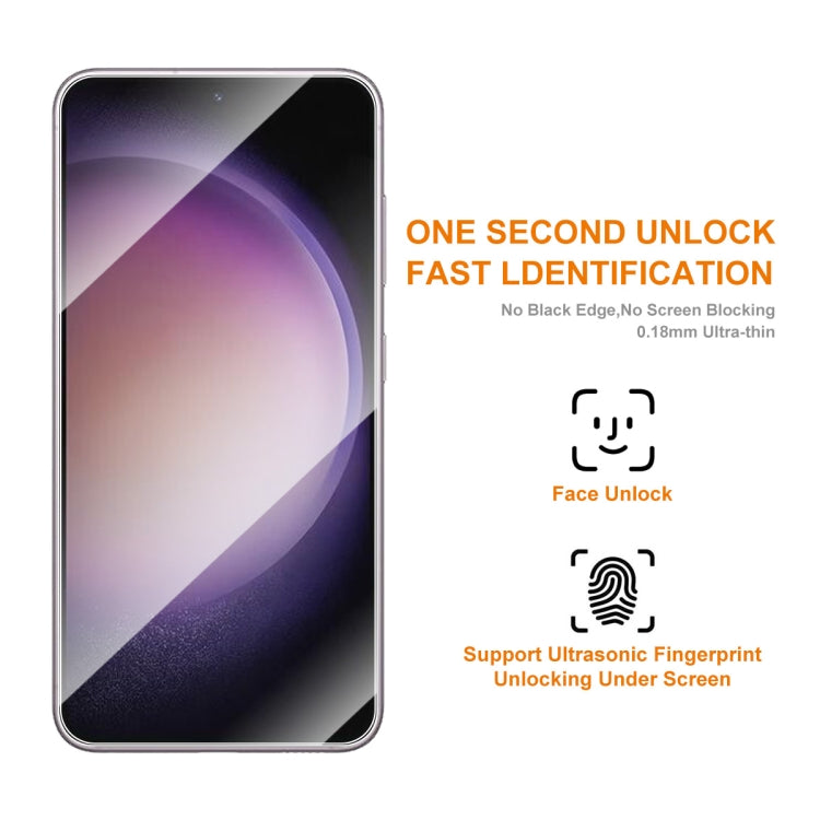 1pc For Samsung Galaxy S23+ 5G ENKAY Hat-Prince 0.18mm Ultra-thin 9H Tempered Glass Film, Support Ultrasonic Fingerprint Unclock - Galaxy S23+ 5G Tempered Glass by ENKAY | Online Shopping South Africa | PMC TechLife | Buy Now Pay Later Mobicred