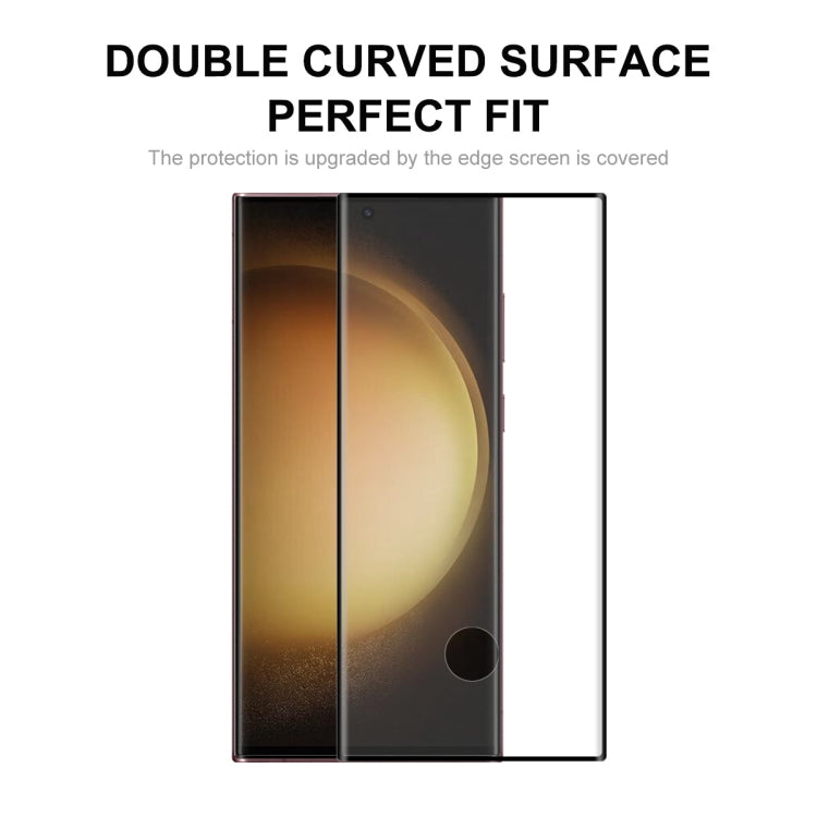 For Samsung Galaxy S23 Ultra 5G 5pcs ENKAY 3D Full Glue Hot Bending Explosion-proof Full Tempered Glass Film - Galaxy S23 Ultra 5G Tempered Glass by ENKAY | Online Shopping South Africa | PMC TechLife | Buy Now Pay Later Mobicred