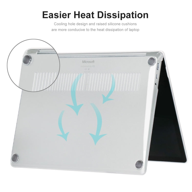 For Microsoft Surface Laptop Go 1/2 12.4 1943/2013 ENKAY Hat-Prince Shockproof Crystal Hard Case(Transparent) - free shipping - PMC TechLife - Order now!