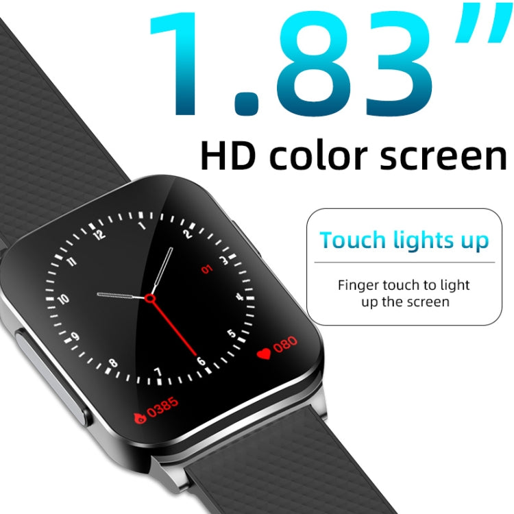 EP03 1.83 inch Color Screen Smart Watch,Support Heart Rate Monitoring / Blood Pressure Monitoring(Black) - free shipping - PMC TechLife - Order now!