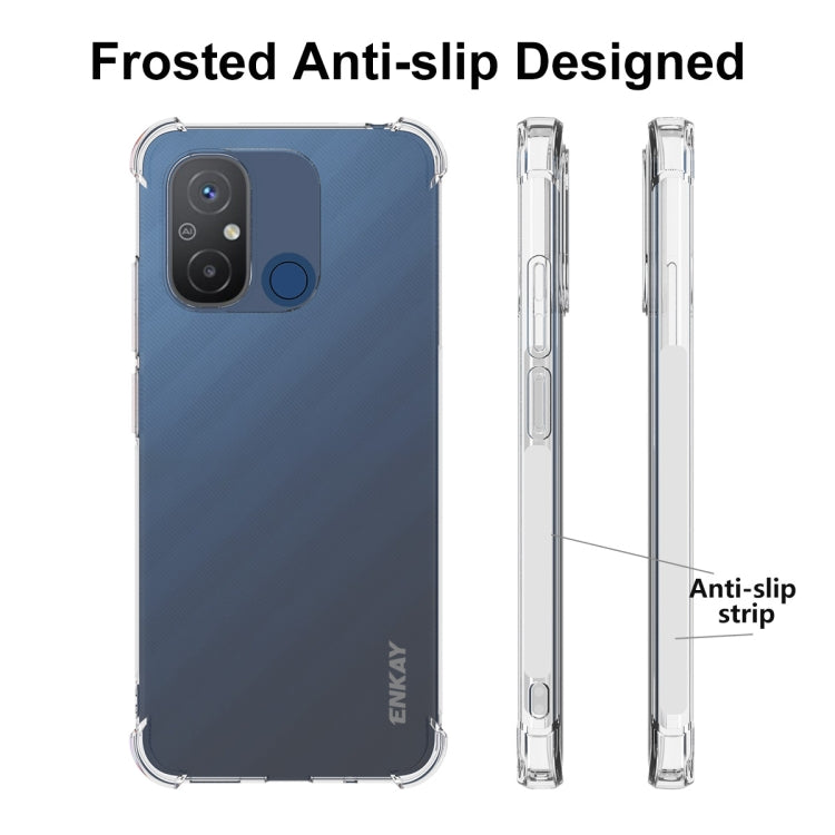 For Redmi 12C 4G ENKAY Hat-Prince Clear TPU Shockproof Phone Case - free shipping - PMC TechLife - Order now!