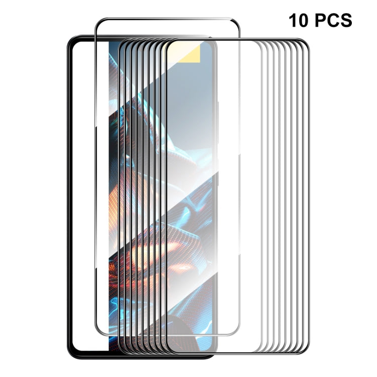 For Xiaomi Poco X5 10pcs ENKAY Hat-Prince Full Glue 0.26mm 9H 2.5D Tempered Glass Full Film - free shipping - PMC TechLife - Order now!