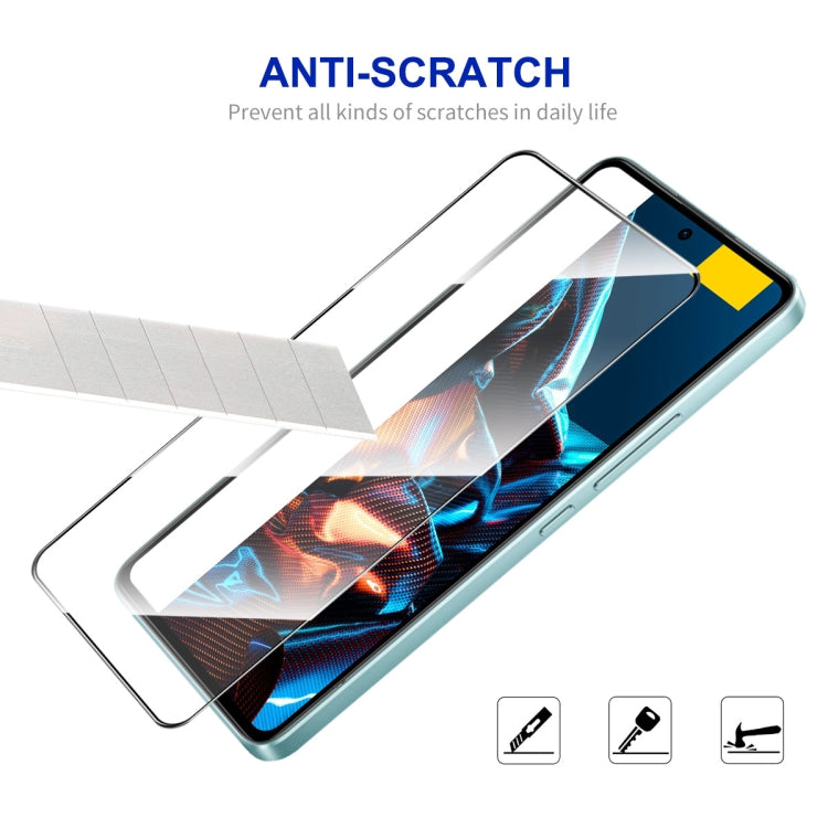 For Xiaomi Poco X5 10pcs ENKAY Hat-Prince Full Glue 0.26mm 9H 2.5D Tempered Glass Full Film - free shipping - PMC TechLife - Order now!